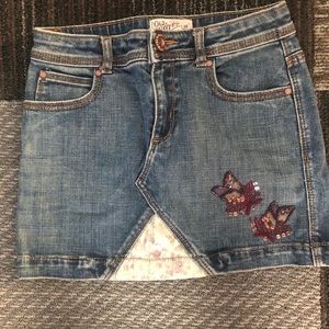 Old Navy girl denim skirt